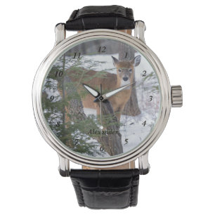 Winter Deer Horloge