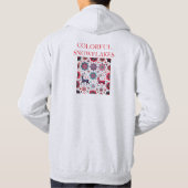 Winter Design Mannen Pattern Hooded Sweatshirt (Achterkant)