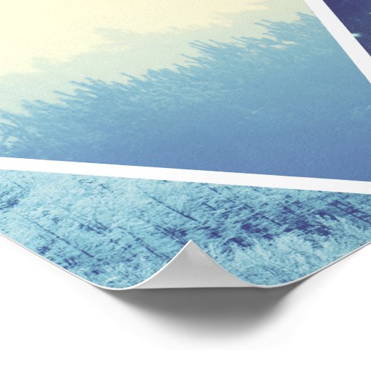 Winter Diamond Pattern Poster (Hoek)