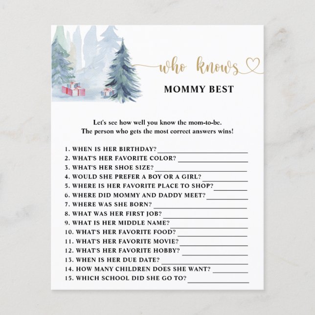 Winter die mama het beste kent (Voorkant)