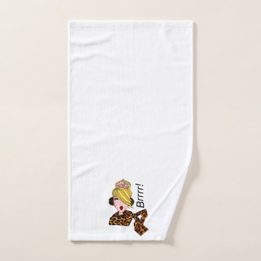 "Winter DIVA" Brrr! Bad Handdoek (Handdoek)