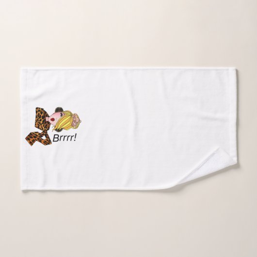 "Winter DIVA" Brrr! Bad Handdoek (Handdoek)