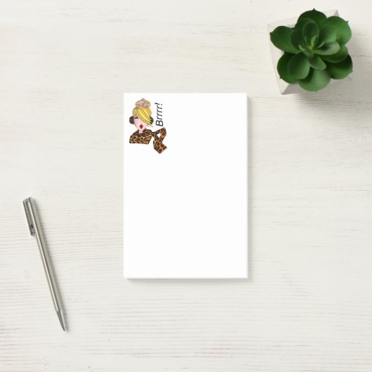 "Winter DIVA" Brrr! Post-it® Notes (Kantoor)