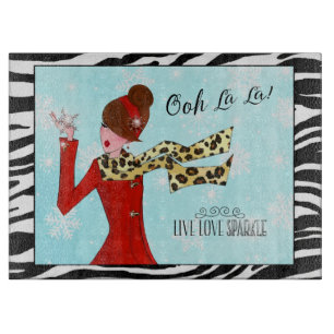 WINTER DIVA - Live Love Sparkle! Snijplank