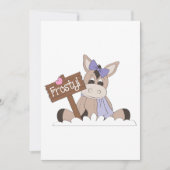 Winter Donkey Kaart (Voorkant)