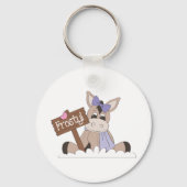 Winter Donkey Sleutelhanger (Achterkant)
