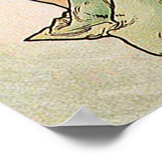 winter door Alphonse Mucha Poster (Hoek)