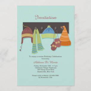 Winter Draag uitnodiging