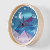 Winter Dragon Clock - Genummerd (Hoek)