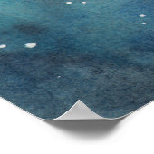 Winter Dream Fairy Fantasy Art Waterverf Acryl Poster (Hoek)