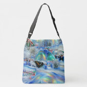Winter Dreamscape Crossbody Tas (Achterkant)
