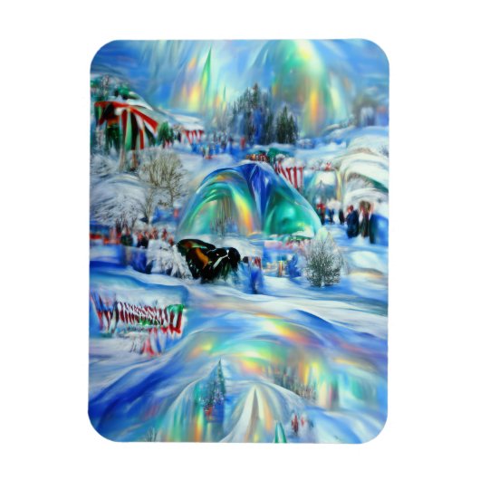 Winter Dreamscape Magneet (Verticaal)