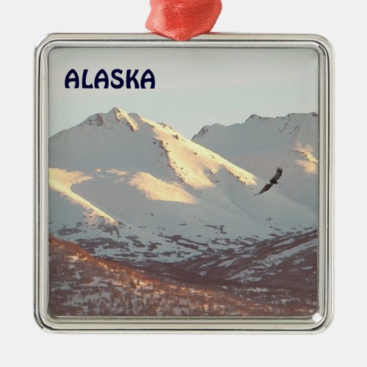 Winter Eagle Metalen Ornament (Voorkant)