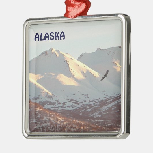 Winter Eagle Metalen Ornament (Links)