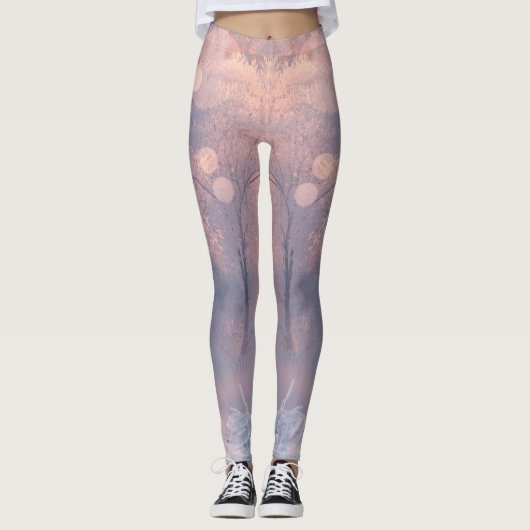 Winter Eenvoudige moderne witte Leggings (Voorkant)