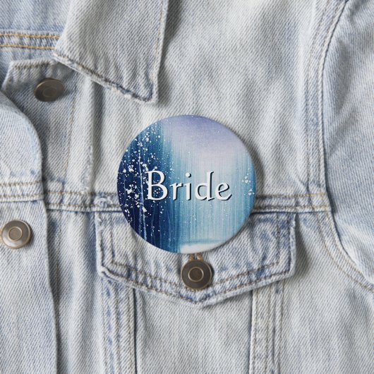 Winter Egrets Bride Button (In situ)