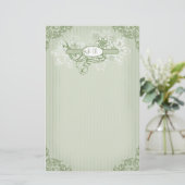 Winter Elegance - Aanpassen Briefpapier (Staand voorkant)