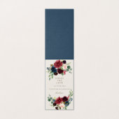 Winter Elegance Deel de Liefde Tafel Teken Kaart (Buitenkant ongevouwen)