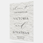 Winter Elegant Snowflakes Wedding Welcome (Angle)