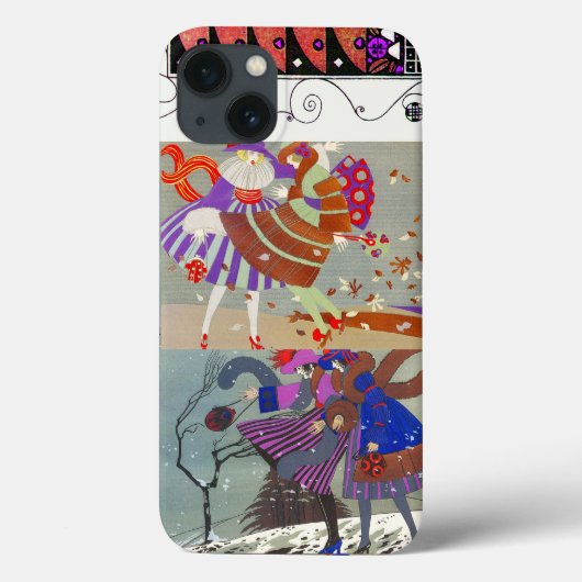 WINTER- EN AUTUMN-/MODE-KOSTUMONTWERPER Case-Mate iPhone CASE (Achterkant)