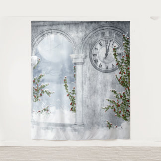 Winter Enchantment Foto Achtergrond Tapijt Wandkleed