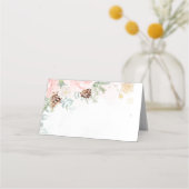 Winter evergreen blush roze voedsellabel (Voorkant)