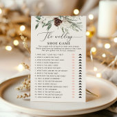 Winter evergreen De bruiloft schoen bruidsspel