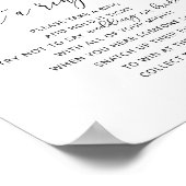 Winter evergreen zet een ring op het spel poster (Hoek)