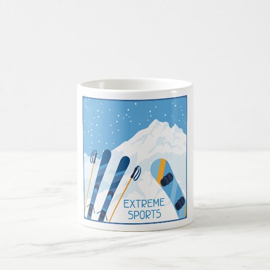 Winter Extreme sporten Koffiemok