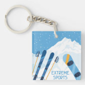 Winter Extreme sporten Sleutelhanger (Voorkant)