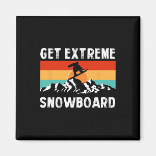 Winter Extreme Sports Mountains Snowboarden Gratis Magneet