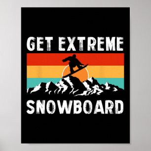 Winter Extreme Sports Mountains Snowboarden Gratis Poster