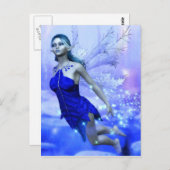 Winter Fae Briefkaart (Voorkant / Achterkant)