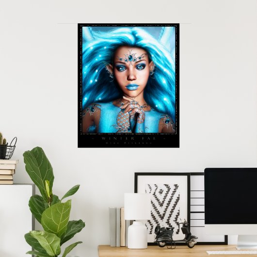 Winter Fae Poster (Thuiskantoor)