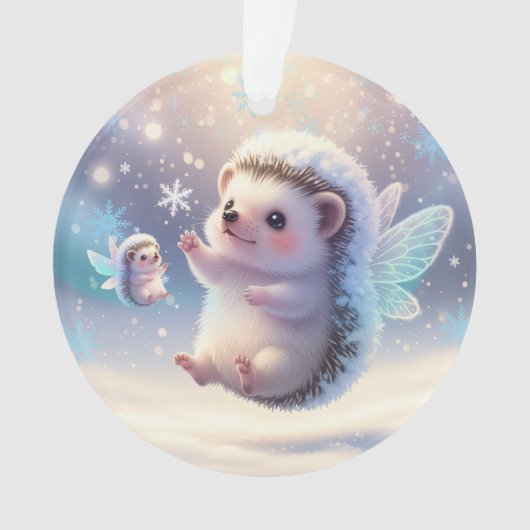 Winter Fairy Hedgehogs – Cute Snowflake (devant)