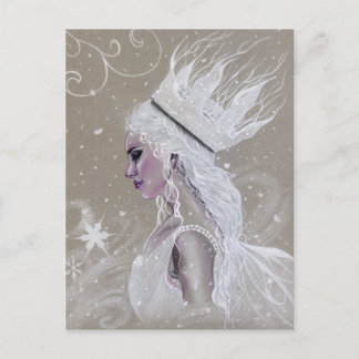 Winter Fairy Queen Briefkaart