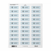 Winter Family Fun Holiday Adres Label (Full Sheet)