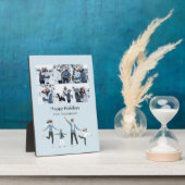 Winter Family Fun Kerstfeestdag Foto Fotoplaat (Zijkant)