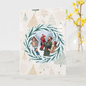 Winter Family Moments – Snowy Invitation Card" Kaart (Gele Bloem)