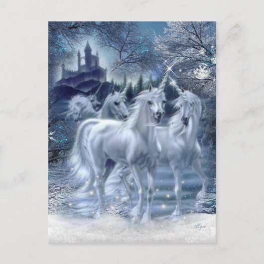 Winter Fantasy Briefkaart (Voorkant)