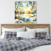 Winter Fantasy Canvas Kunst (Insitu (Slaapkamer))