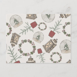 Winter Farmhouse Briefkaart