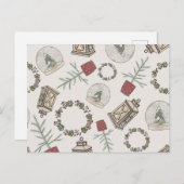 Winter Farmhouse Briefkaart (Voorkant / Achterkant)