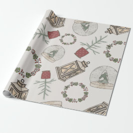 Winter Farmhouse Cadeaupapier