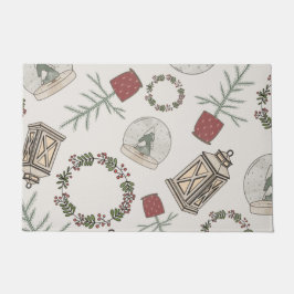 Winter Farmhouse Deurmat