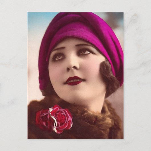 Winter Fashionable Briefkaart (Voorkant)