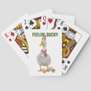 Winter "Feelin" Ducky Pokerkaarten