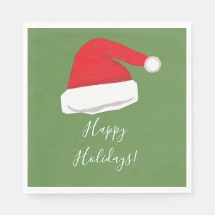 Winter Feestdagen papieren servetten