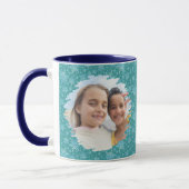 Winter Feestdagen Snowflake kerstfoto Mok Gift (Links)