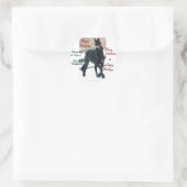 Winter Feestdagen Sticker (Tas)